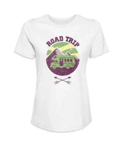 Best Nayked Apparel Women'S Ridiculously Soft Graphic Tee | Road Trip