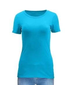 Fashion Nayked Apparel Women'S Ridiculously Soft Midweight Crew Neck T-Shirt