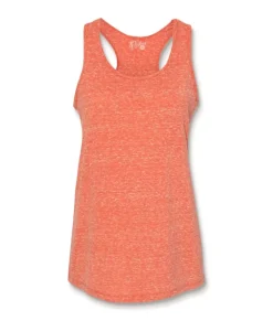Outlet Nayked Apparel Women'S Ridiculously Soft Snow Heather Racerback Tank Top