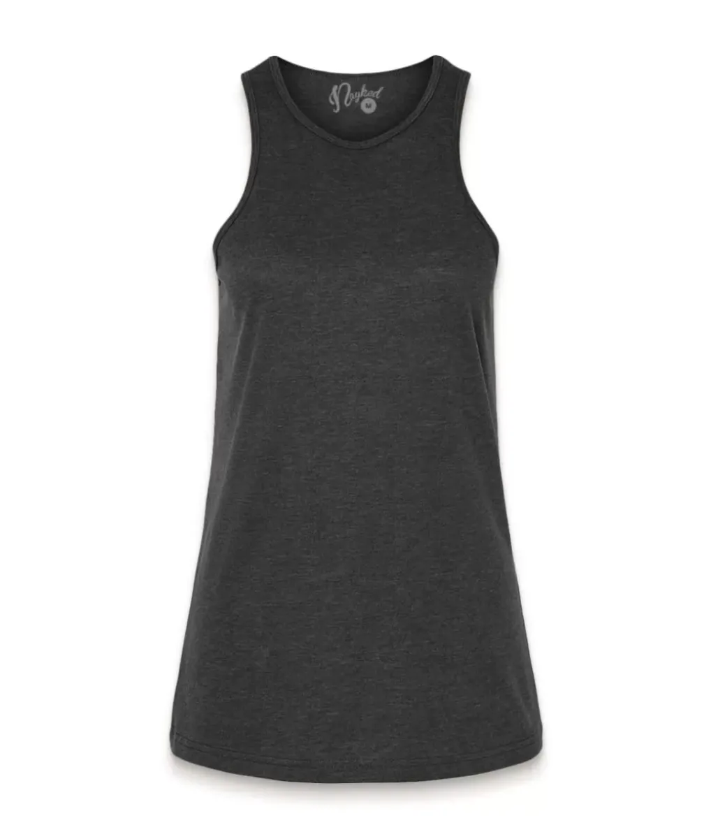 Fashion Nayked Apparel Women'S Ridiculously Soft Recycled Racerneck Tank