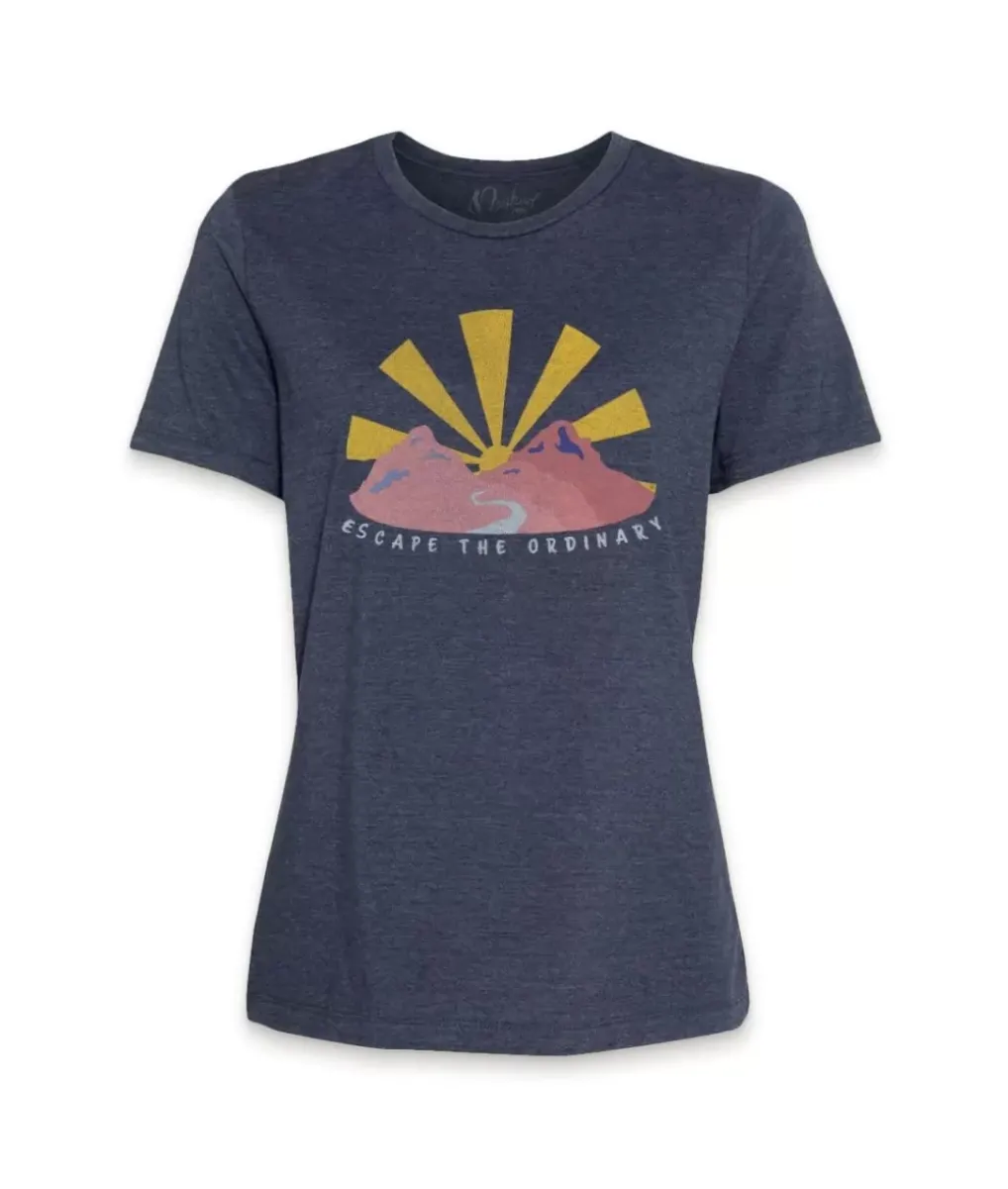 Fashion Nayked Apparel Women'S Ridiculously Soft Midweight Graphic Tee | Escape The Ordinary