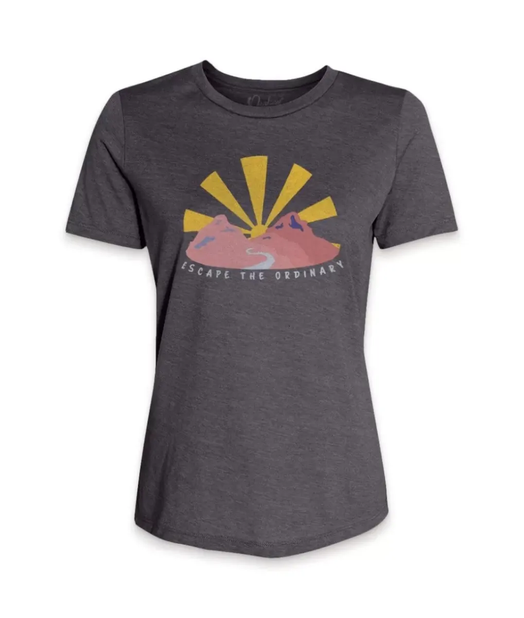 Fashion Nayked Apparel Women'S Ridiculously Soft Midweight Graphic Tee | Escape The Ordinary