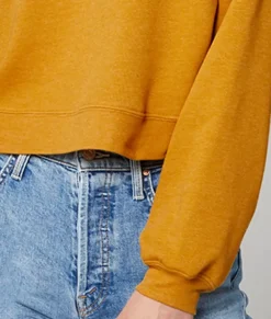 Sale Nayked Apparel Women'S Ridiculously Soft Raglan Abbreviated Crop Pullover