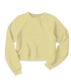 Sale Nayked Apparel Women'S Ridiculously Soft Raglan Abbreviated Crop Pullover