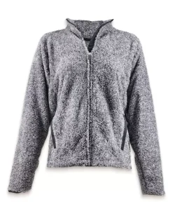 Hot Nayked Apparel Women'S Ridiculously Soft Shag Sherpa Full-Zip Jacket