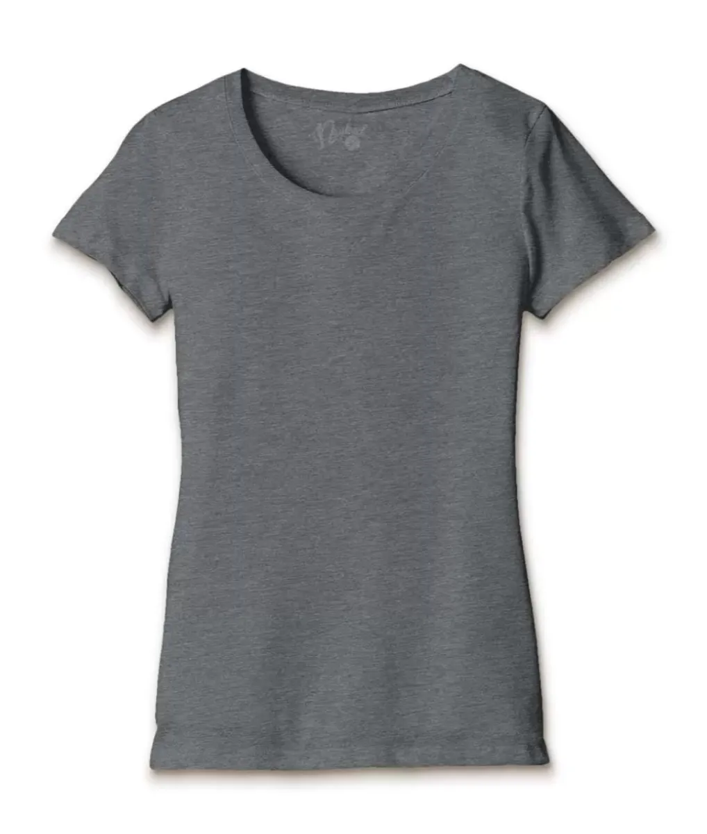 Clearance Nayked Apparel Women'S Ridiculously Soft Lightweight Scoop-Neck T-Shirt