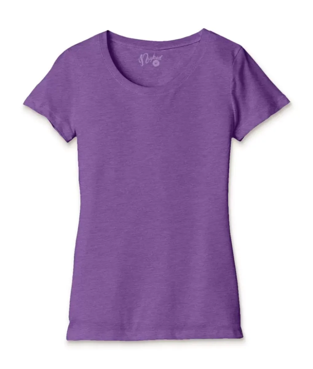 Clearance Nayked Apparel Women'S Ridiculously Soft Lightweight Scoop-Neck T-Shirt
