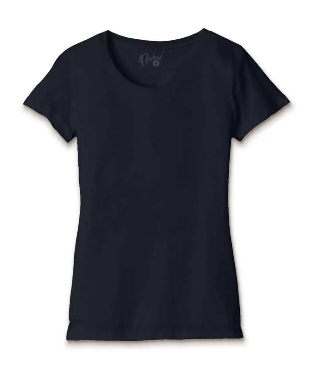 Clearance Nayked Apparel Women'S Ridiculously Soft Lightweight Scoop-Neck T-Shirt