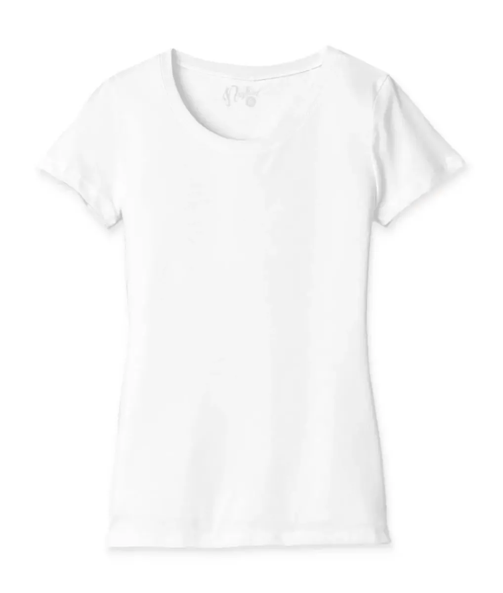 Clearance Nayked Apparel Women'S Ridiculously Soft Lightweight Scoop-Neck T-Shirt