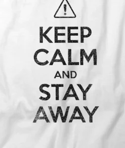 Hot Nayked Apparel Women'S Ridiculously Soft 100% Cotton Graphic Tee | Keep Calm And Stay Away