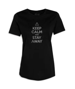 Hot Nayked Apparel Women'S Ridiculously Soft 100% Cotton Graphic Tee | Keep Calm And Stay Away