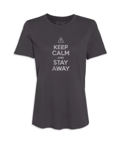 Hot Nayked Apparel Women'S Ridiculously Soft 100% Cotton Graphic Tee | Keep Calm And Stay Away