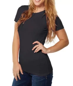 Fashion Nayked Apparel Women'S Ridiculously Soft Lightweight Crew Neck T-Shirt