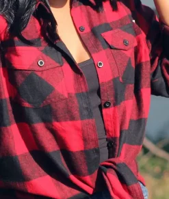Outlet Nayked Apparel Women'S Ridiculously Soft Flannel Boyfriend Shirt