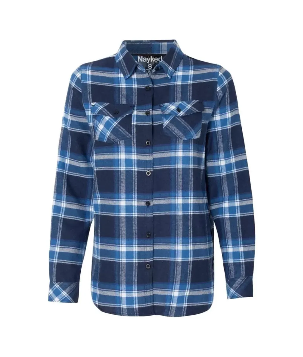 Outlet Nayked Apparel Women'S Ridiculously Soft Flannel Boyfriend Shirt