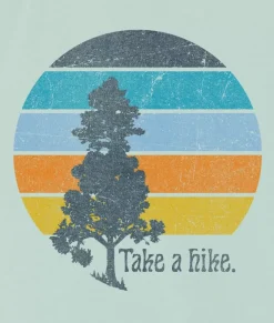 Hot Nayked Apparel Women'S Ridiculously Soft Cropped Graphic Pullover Sweatshirt | Take A Hike