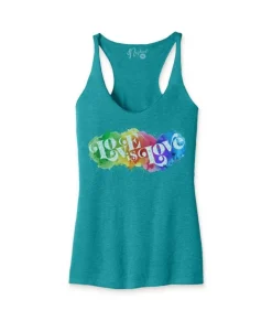 Online Nayked Apparel Women'S Ridiculously Soft Lightweight Graphic Racerback Tank | Love Is Love