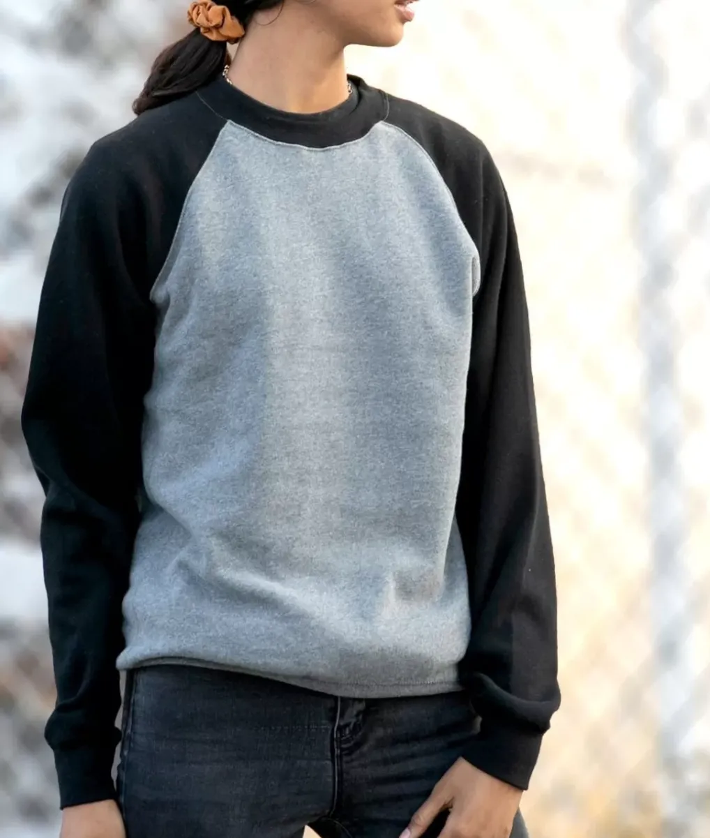 Online Nayked Apparel Women'S Ridiculously Soft Boyfriend Colorblocked Raglan Pullover