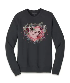 Sale Nayked Apparel Women'S Ridiculously Soft Oversized Graphic Fleece Pullover | I Can Buy Myself Flowers