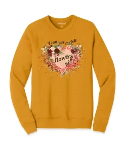 Sale Nayked Apparel Women'S Ridiculously Soft Oversized Graphic Fleece Pullover | I Can Buy Myself Flowers