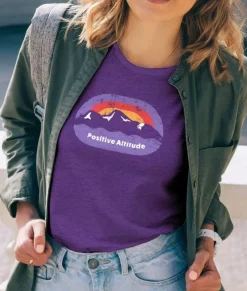 Hot Nayked Apparel Women'S Ridiculously Soft 100% Cotton Graphic Tee | Positive Altitude