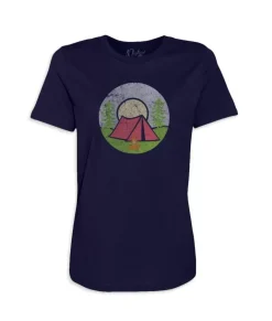 Discount Nayked Apparel Women'S Ridiculously Soft Graphic Tee | Campfire