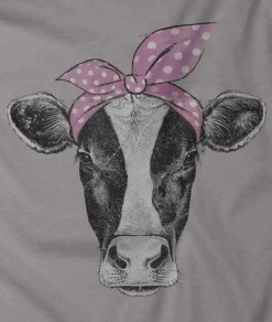 Outlet Nayked Apparel Women'S Ridiculously Soft Graphic Tee | Cow