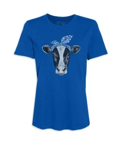 Outlet Nayked Apparel Women'S Ridiculously Soft Graphic Tee | Cow