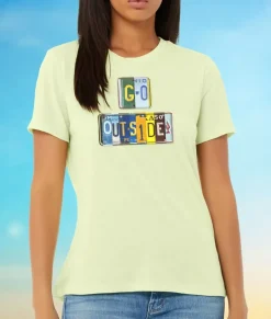 Clearance Nayked Apparel Women'S Ridiculously Soft Lightweight Graphic Tee | Go Outside