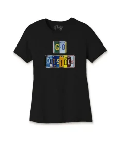 Clearance Nayked Apparel Women'S Ridiculously Soft Lightweight Graphic Tee | Go Outside