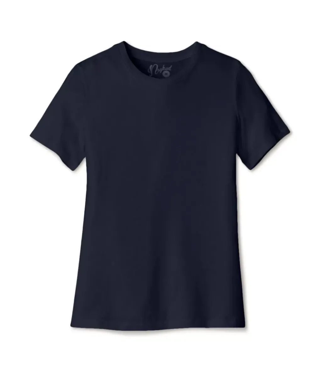Hot Nayked Apparel Women'S Ridiculously Soft Relaxed Fit 100% Cotton T-Shirt | Classic