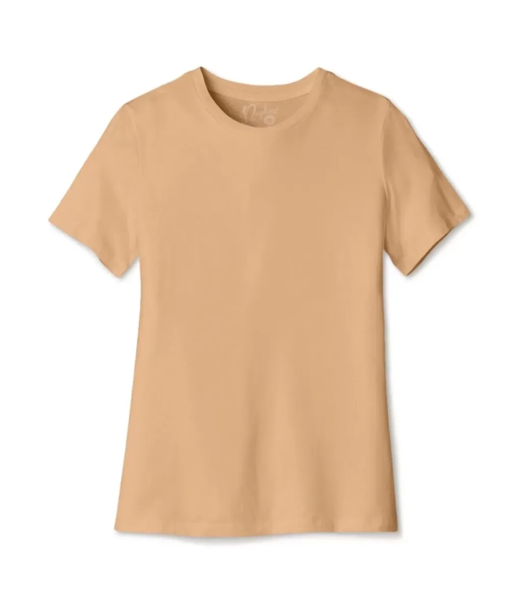 Hot Nayked Apparel Women'S Ridiculously Soft Relaxed Fit 100% Cotton T-Shirt | Classic