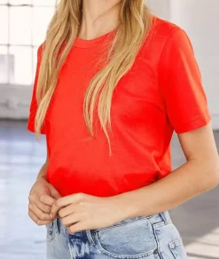 Hot Nayked Apparel Women'S Ridiculously Soft Relaxed Fit 100% Cotton T-Shirt | Classic