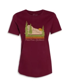 Hot Nayked Apparel Women'S Ridiculously Soft Graphic Tee | Pike'S Peak