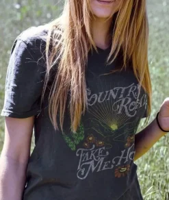 Online Nayked Apparel Women'S Ridiculously Soft Graphic Tee | Country Roads