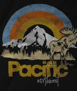 Best Nayked Apparel Women'S Ridiculously Soft Graphic Tee | Pacific Northwest