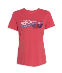 Sale Nayked Apparel Women'S Ridiculously Soft Lightweight Graphic Tee | Honor & Remember