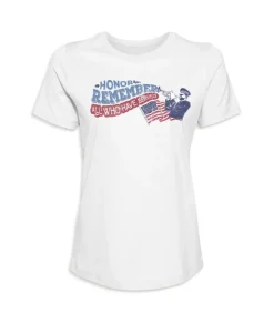 Sale Nayked Apparel Women'S Ridiculously Soft Lightweight Graphic Tee | Honor & Remember