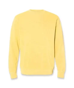 Online Nayked Apparel Women'S Ridiculously Soft Oversized Pigment-Dyed Graphic Sweatshirt | Sailboat Pigment Yellow