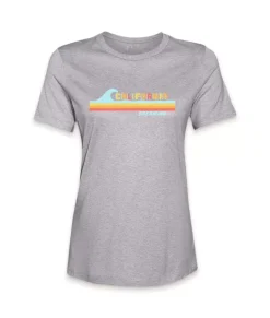 Discount Nayked Apparel Women'S Ridiculously Soft Midweight Graphic Tee | California Dreaming
