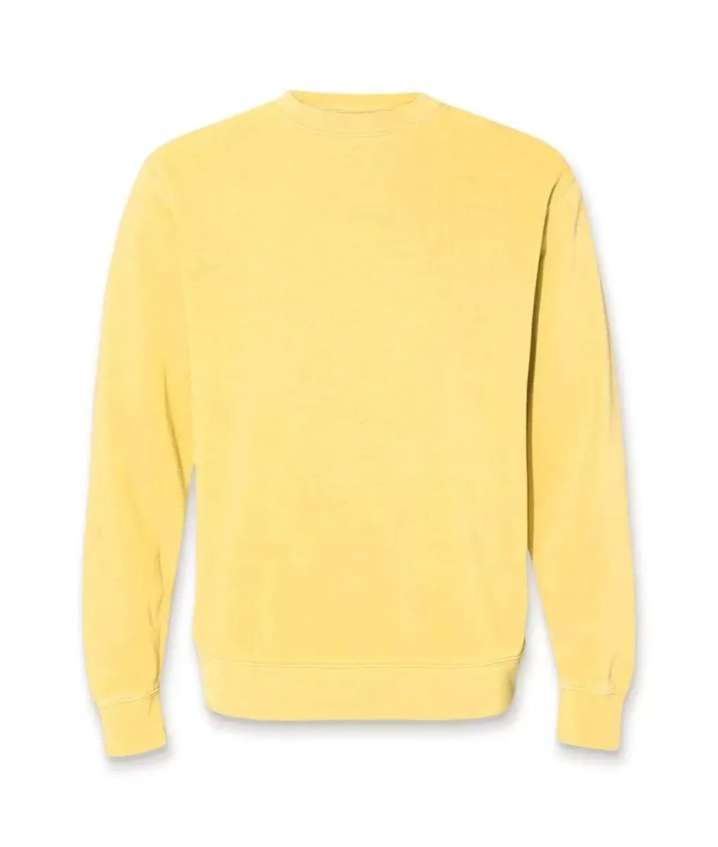 Discount Nayked Apparel Women'S Ridiculously Soft Oversized Pigment-Dyed Graphic Sweatshirt | Sailboat Pigment Yellow