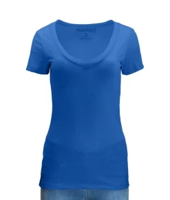 Hot Nayked Apparel Women'S Ridiculously Soft Midweight V-Neck T-Shirt