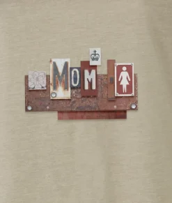 Clearance Nayked Apparel Women'S Ridiculously Soft Midweight Graphic Tee | License Plate Art: Mom