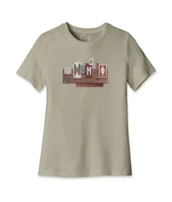 Clearance Nayked Apparel Women'S Ridiculously Soft Midweight Graphic Tee | License Plate Art: Mom