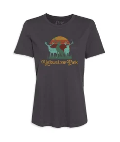 Online Nayked Apparel Women'S Ridiculously Soft Graphic Tee | Yellowstone Park