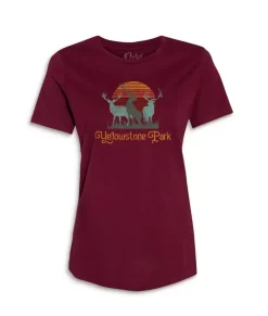 Online Nayked Apparel Women'S Ridiculously Soft Graphic Tee | Yellowstone Park
