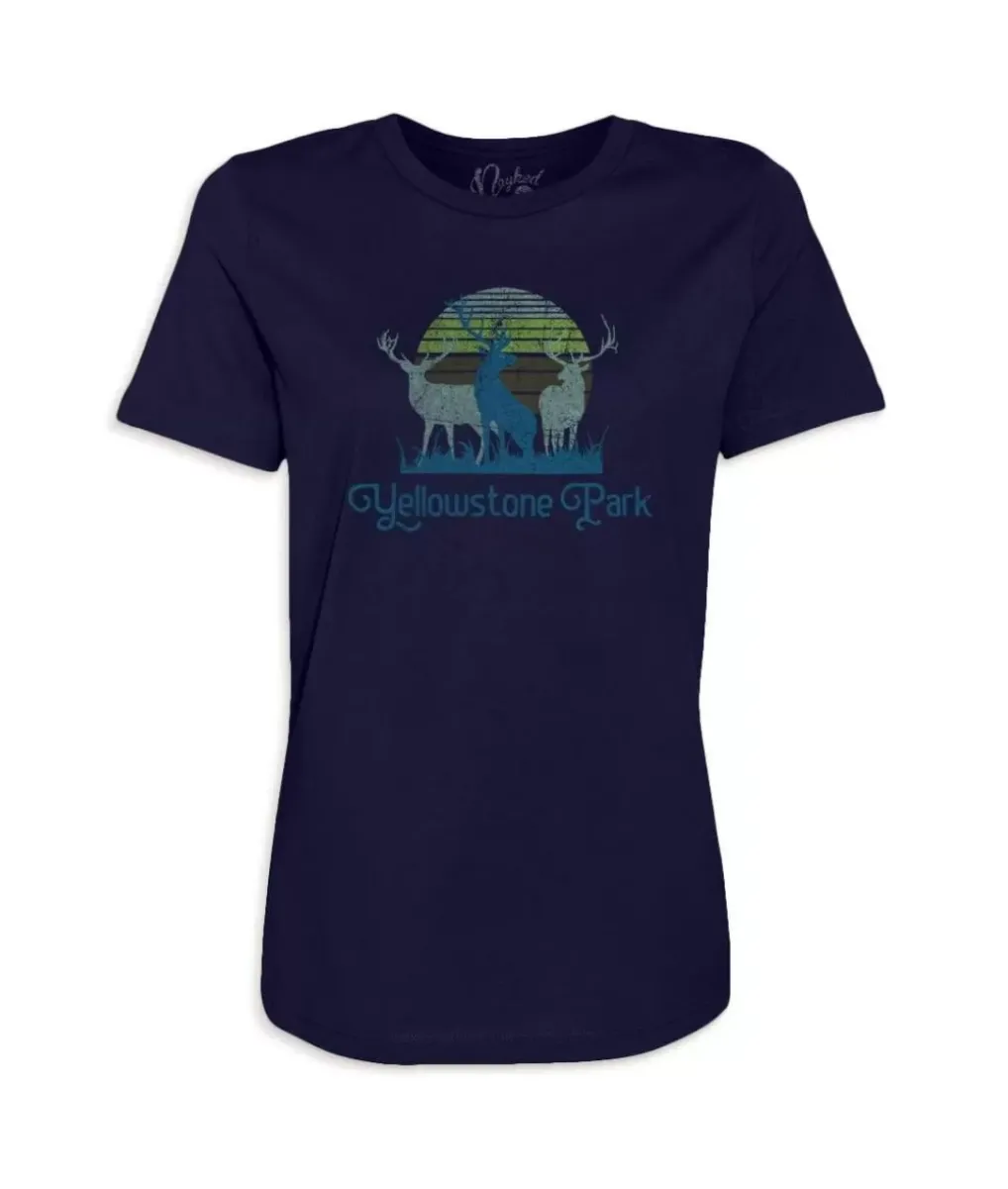Online Nayked Apparel Women'S Ridiculously Soft Graphic Tee | Yellowstone Park