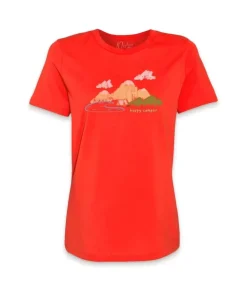 Discount Nayked Apparel Women'S Ridiculously Soft 100% Cotton Graphic Tee | Happy Camper