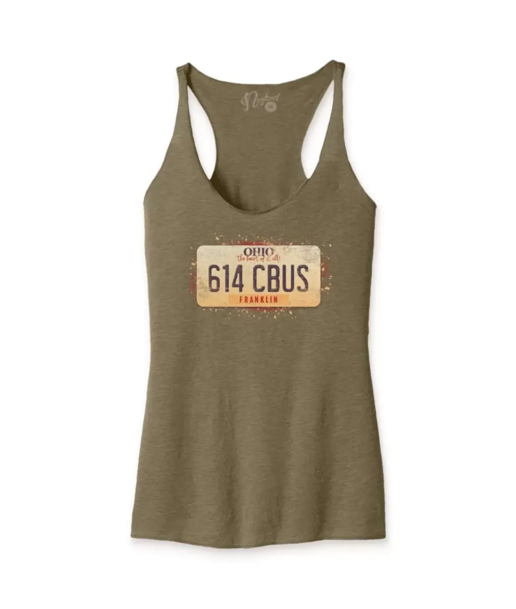 Online Nayked Apparel Women'S Ridiculously Soft Lightweight Racerback Graphic Tank | 614 Cbus