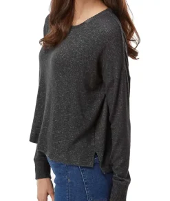 Fashion Nayked Apparel Women'S Ridiculously Soft Cuddle Fleece Boxy Pullover